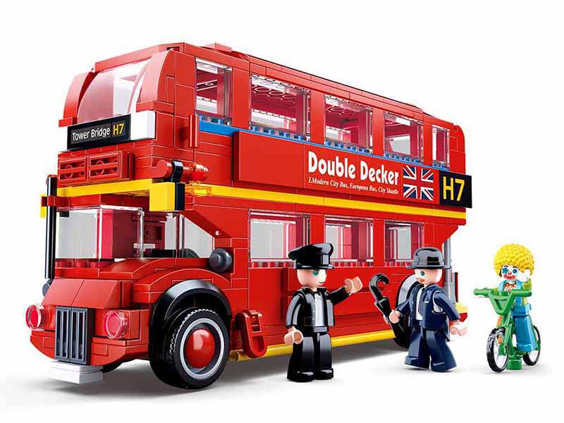 Bus à impériale rouge de Londres (SLB-M38-B0708) — Prix et comparaison | Brick Broker