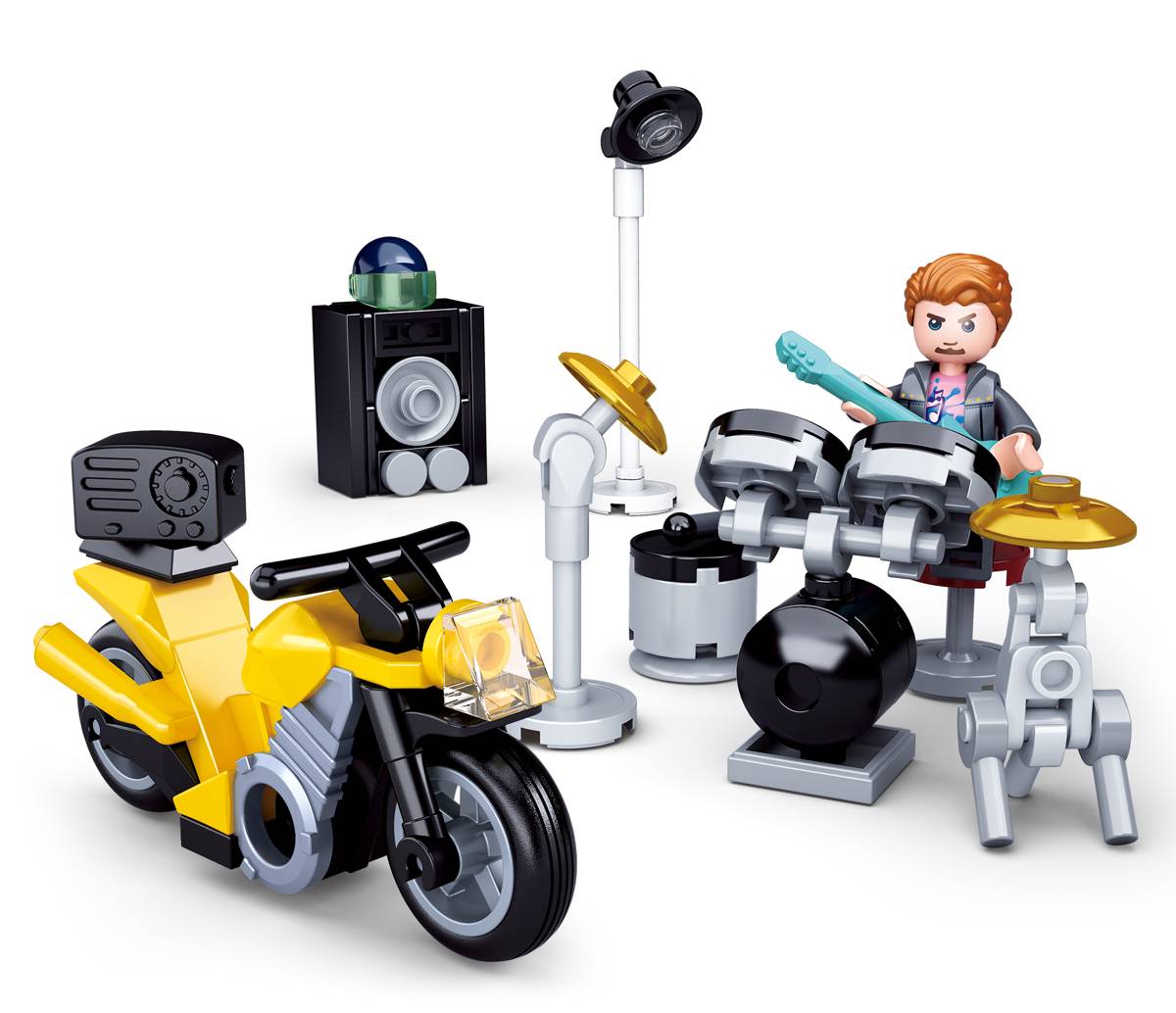 Motocycliste batteur (SLB-M38-B0717B) — Prix et comparaison | Brick Broker