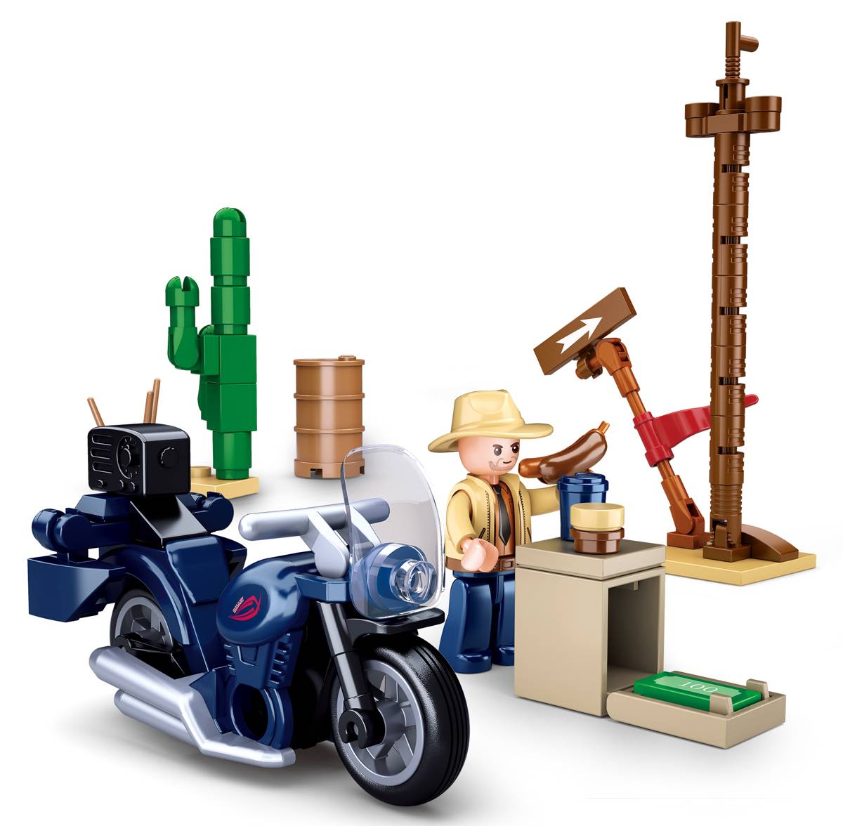 Roadtrip avec la moto (SLB-M38-B0717F) — Prix et comparaison | Brick Broker