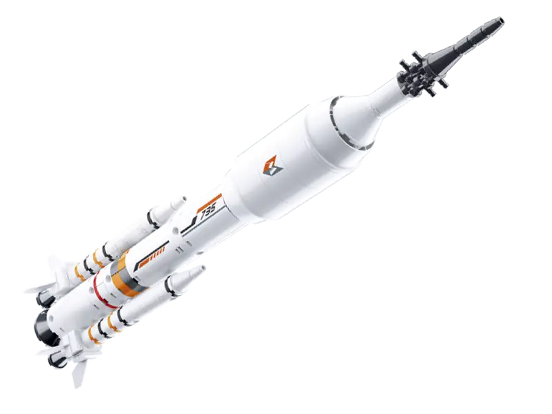 Sluban Space Rocket 2 in 1 • Set M38-B0735 • SetDB