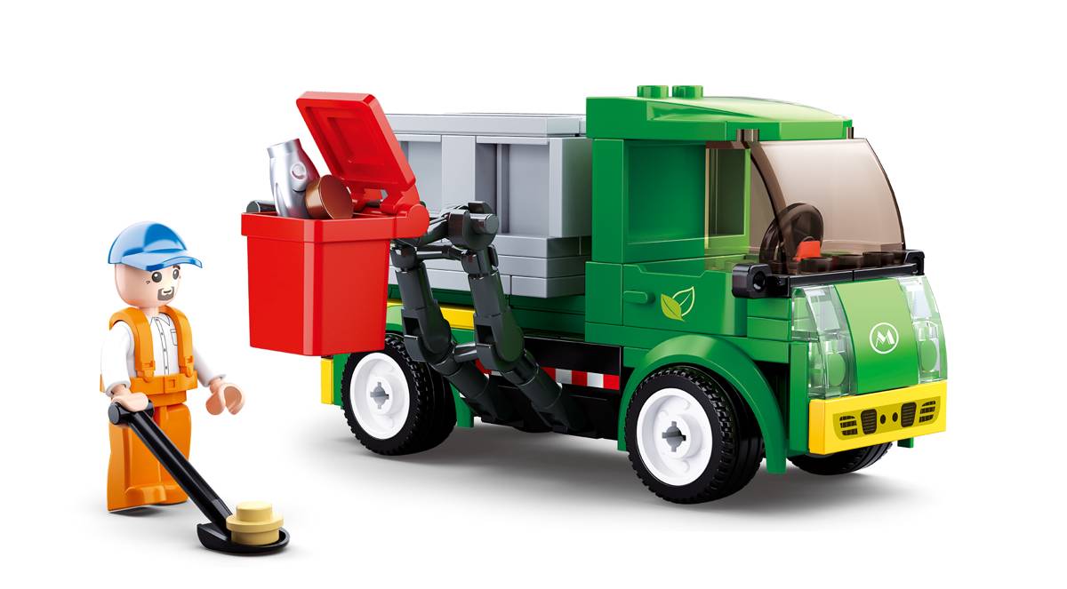 Camion poubelle (SLB-M38-B0781B) — Prix et comparaison | Brick Broker