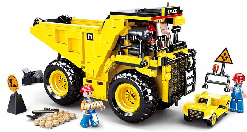 Sluban Tipper • Set M38-B0806 • SetDB • Merlins Bricks