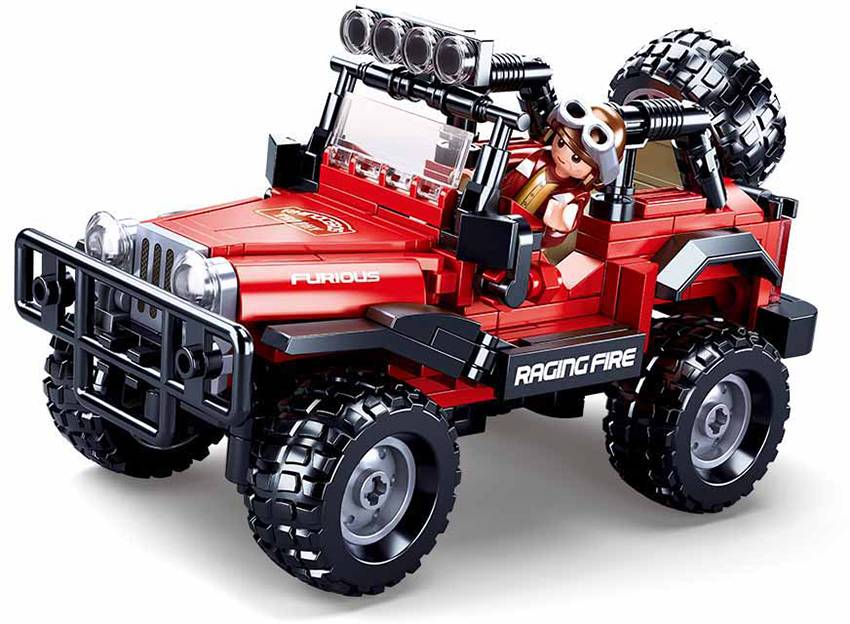 SUV tout-terrain rouge (SLB-M38-B0816) — Prix et comparaison | Brick Broker