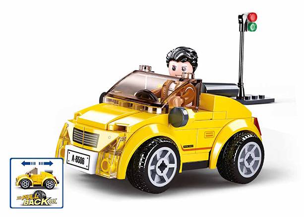 Cabriolet jaune à traction (SLB-M38-B0900) — Prix et comparaison | Brick Broker