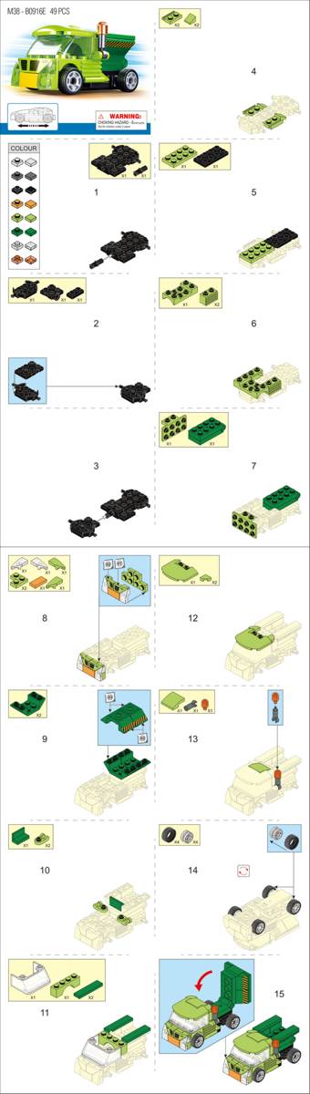 Müllwagen (SLB-M38-B0916E) — Prix et comparaison | Brick Broker
