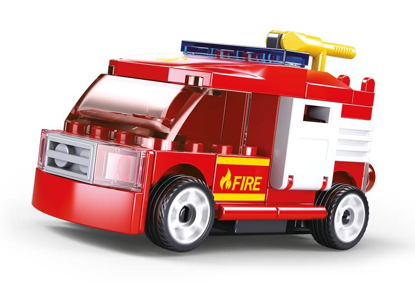 Pull-Back Fire Truck (SLB-M38-B0916G) — Prix et comparaison | Brick Broker