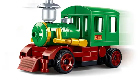 Sluban Metropolis central train station • Set M38-B1263