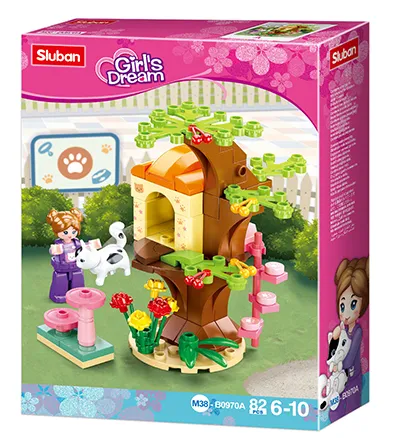 Sluban Cat Tree House Set M38 B0970A SetDB