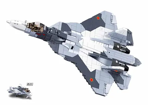 Sluban M38-B0665 | Army | Kampfjet (6 in 1) - Different Bricks Sluban M38-B0665 | Army | Kampfjet (6 in 1) - Different Bricks