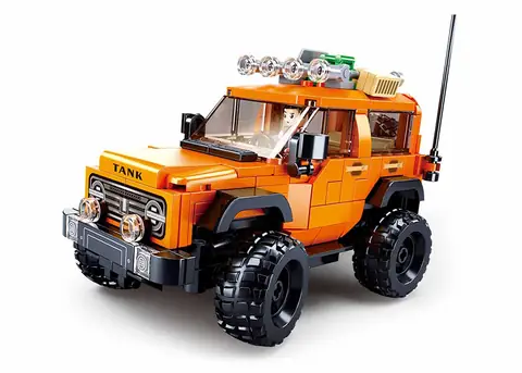 Sluban ModelBricks Set Costruzione ORV SUV M38-B1015, 317 Pezzi, Compatibile Con Marche Leader