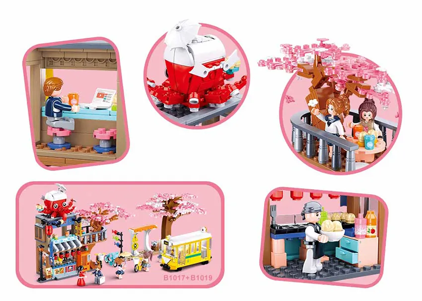 Sluban Tako Yaki Main Store • Set M38-B1019 • SetDB