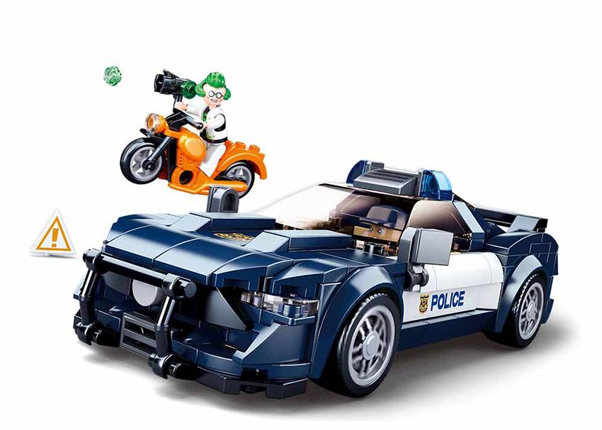 Voiture de police (SLB-M38-B1063) — Prix et comparaison | Brick Broker