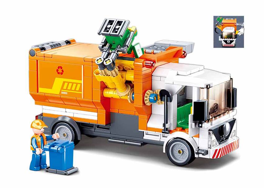 Camion à ordures (SLB-M38-B1066) — Prix et comparaison | Brick Broker