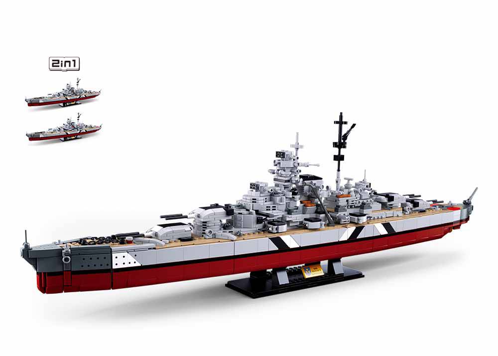 Bismarck 2 en 1 (SLB-M38-B1102) — Prix et comparaison | Brick Broker