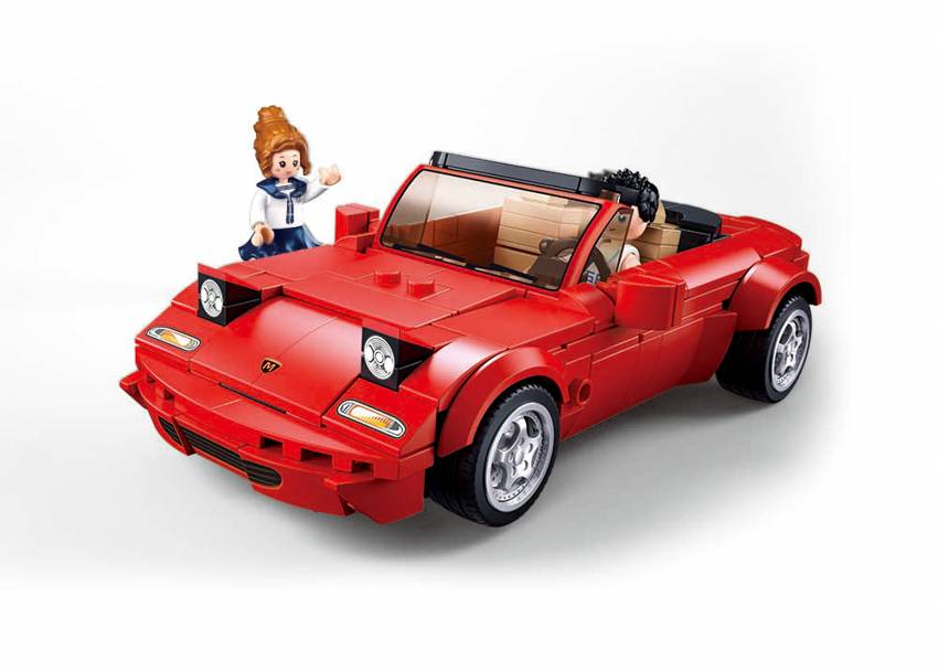 Sluban MX5 Sports Car • Set M38-B1128 • SetDB Sluban MX5 Sports Car • Set M38-B1128 • SetDB