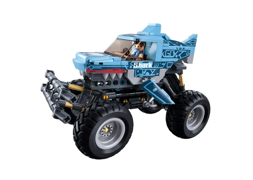 Sluban Bigfoot Blue Shark • Set M38-B1163 • SetDB