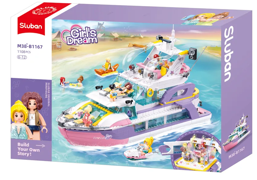Sluban Yacht • Set M38-B1167 • SetDB • Merlins Bricks