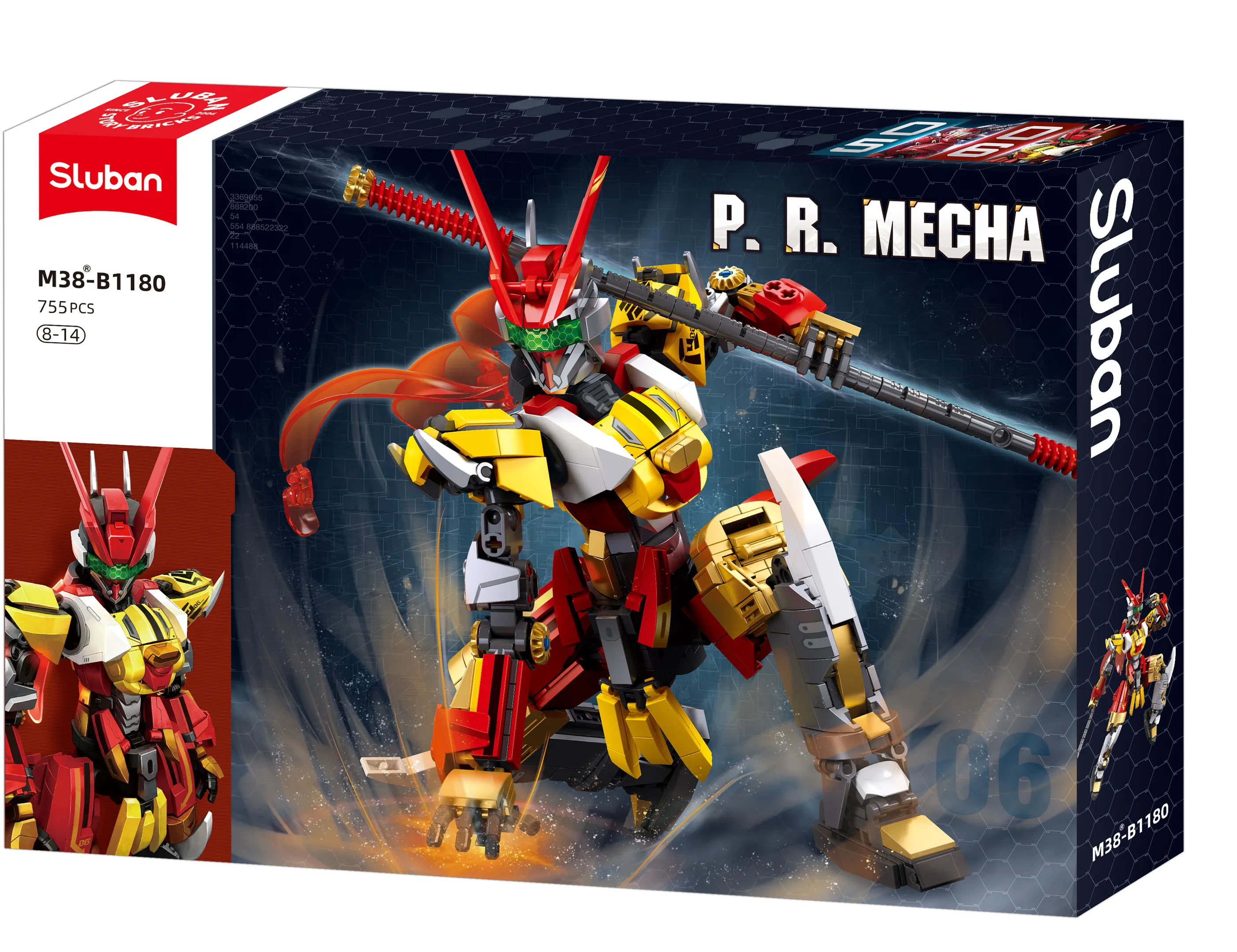Sluban M38-B1115-10 City Mech Warrior Alpha Arthur Robot