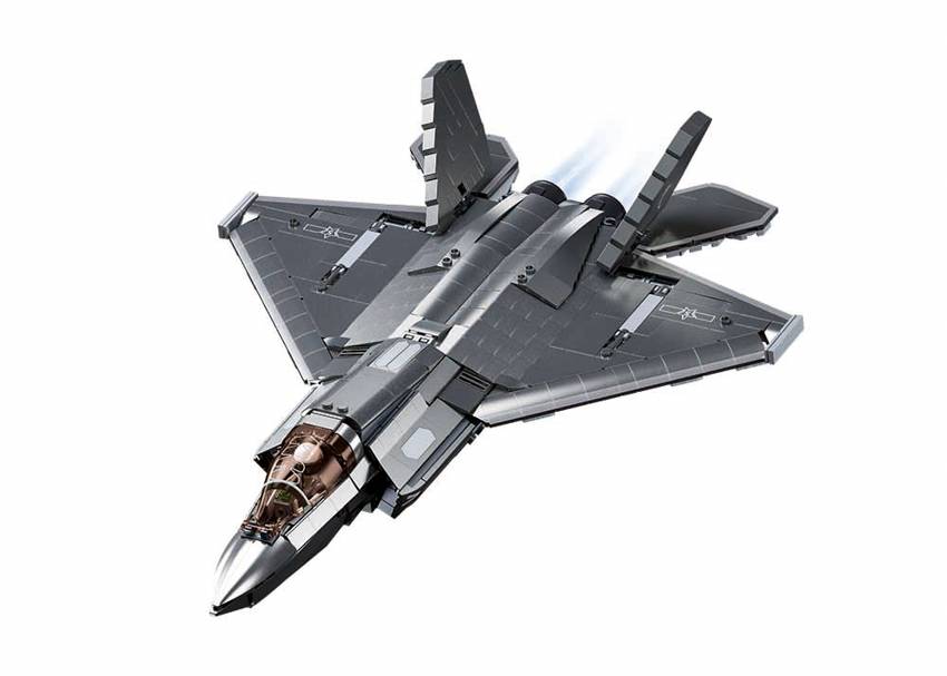 Avion furtif J-35S version revêtement métallique (SLB-M38-B1186) — Prix et comparaison | Brick Broker