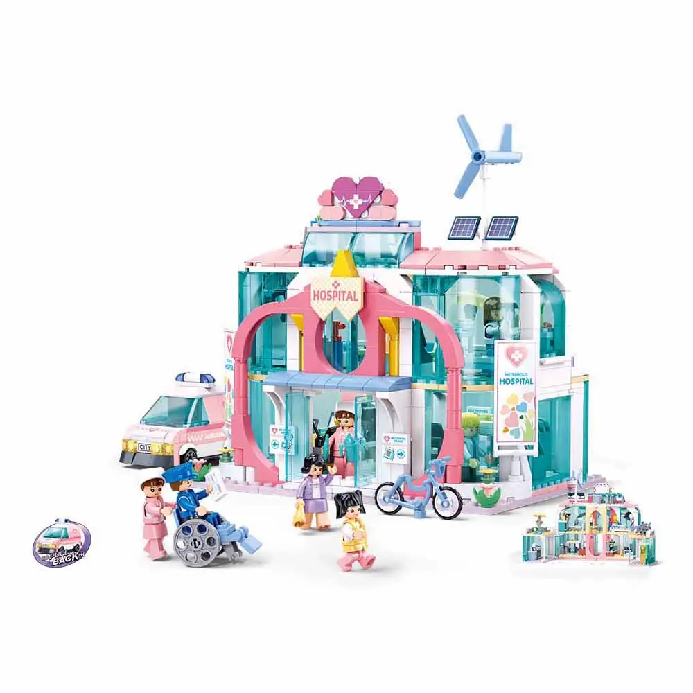 Sluban Metropolis Doctor-Dream City Hospital • Set M38-B1216