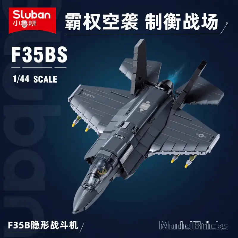 Sluban Concept Plane - Set Di Mattoncini Da Costruzione Con 275 Pezzi - Compatibili Con Altri Marchi