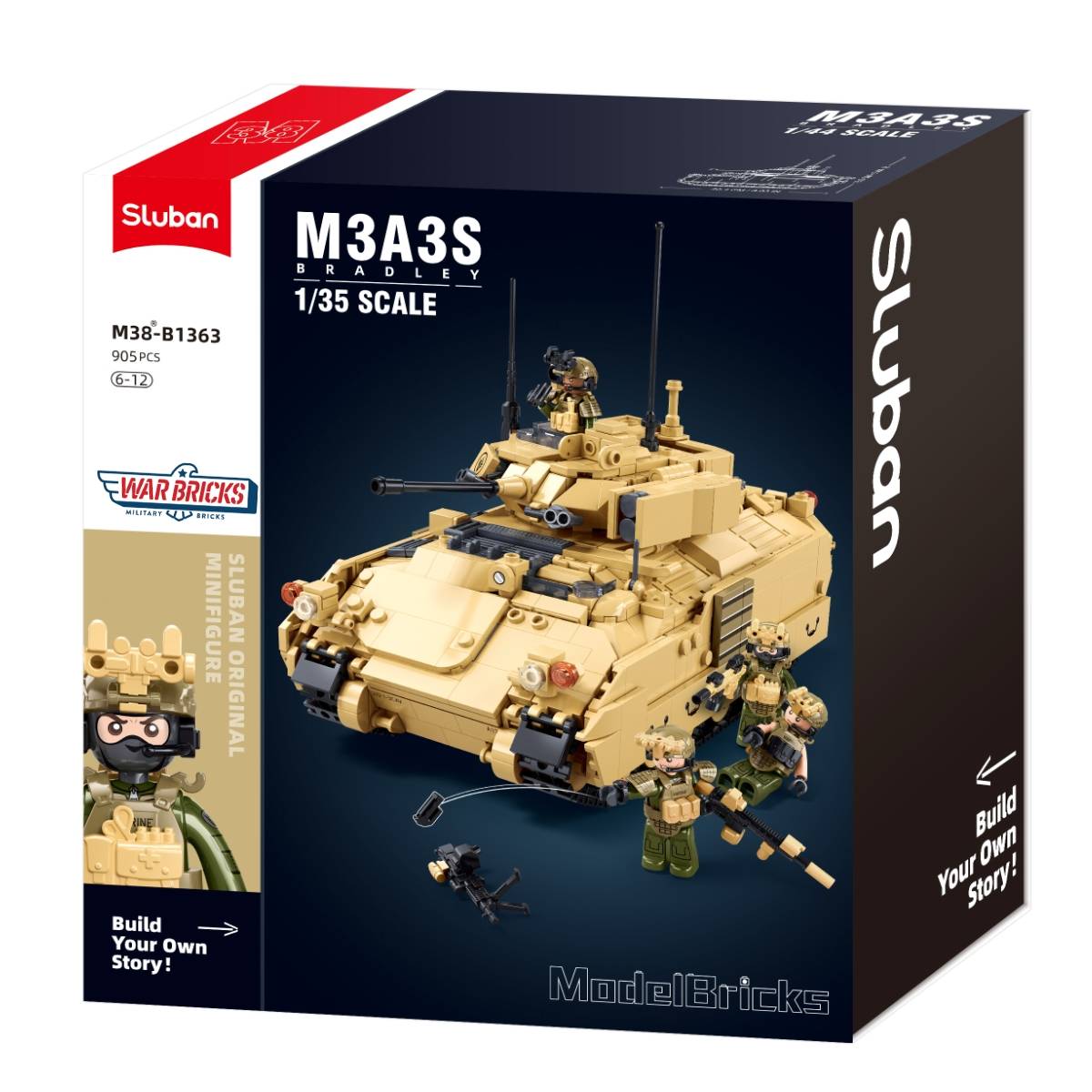 Véhicule de combat d'infanterie M3A3S Bradley (SLB-M38-B1363) — Prix et comparaison | Brick Broker