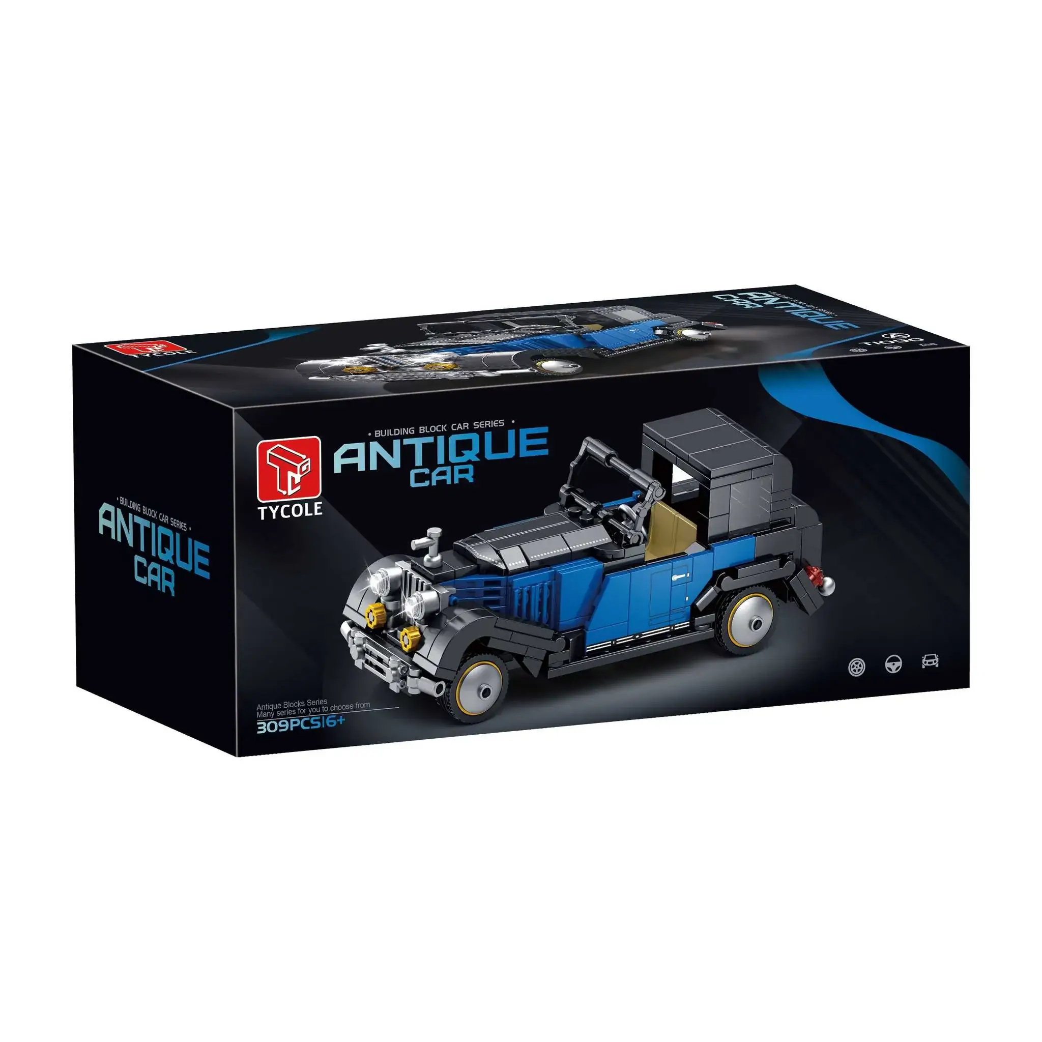 コリンシアン　ブラジル　 ペレ　ジーコ　ロマーリオ　レオナルド 6体セット TaiGaoLe Black and Blue Antique Car • Set T1090 • SetDB