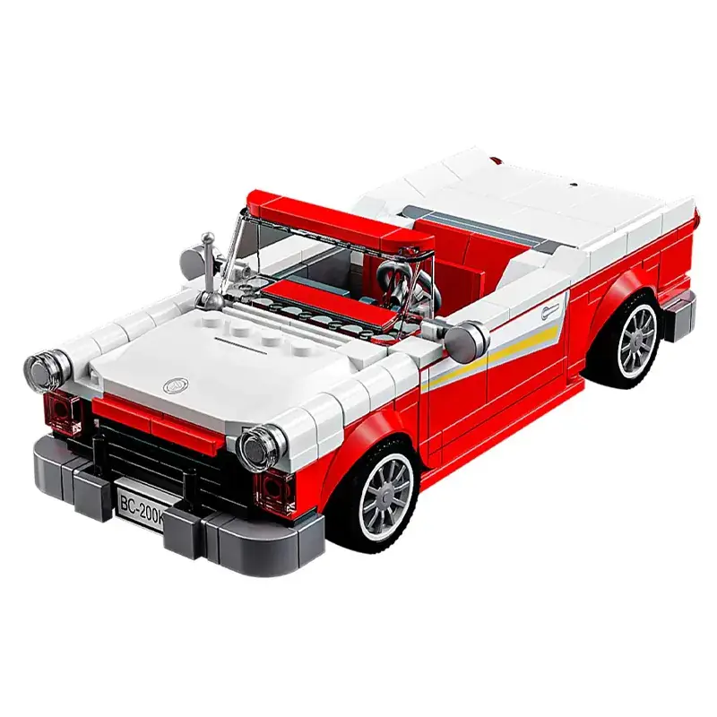 TaiGaoLe White and Red Antique Car • Set T1091 • SetDB