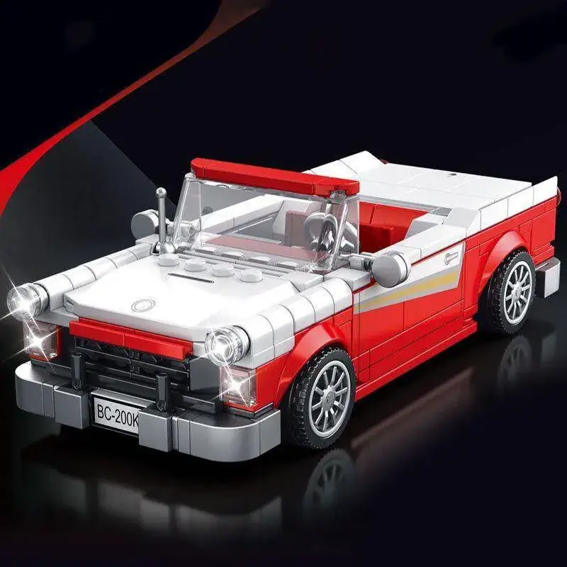 TaiGaoLe White and Red Antique Car • Set T1091 • SetDB