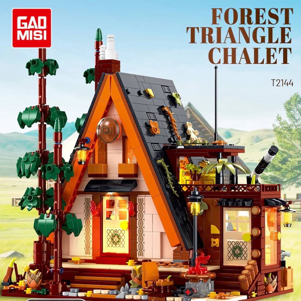 ドールハウス #145 追加画像 TaiGaoLe Forest Triangle Chalet • Set T2144 • SetDB