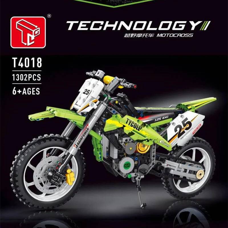 TaiGaoLe Motorcycle Black • Set T4018 • SetDB