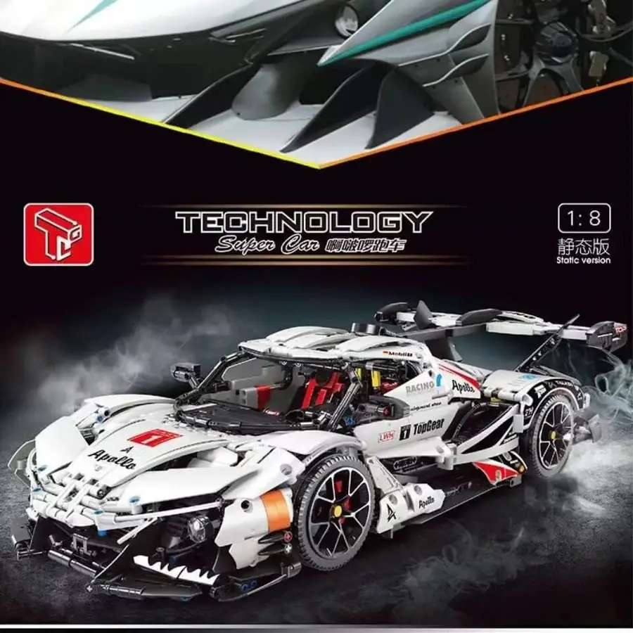 TaiGaoLe Super Car white • Set T5012 • SetDB