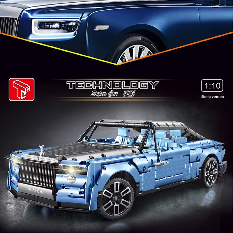 TaiGaoLe Blue supercar • Set T5018 • SetDB • Merlins Bricks