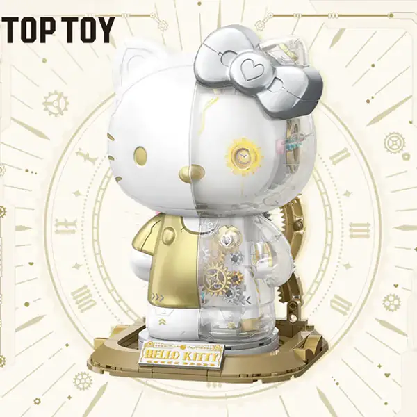 TOP TOY Hello Kitty White Golden Big Figure • Set TC2045 TOP TOY Hello Kitty White Golden Big Figure • Set TC2045