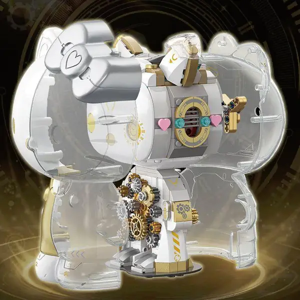 TOP TOY HELLOKITTY ホワイトゴールデンフィギュア キティ LEGO MOC TOP TOY TC2045 Hello Kitty White Golden Big Figure