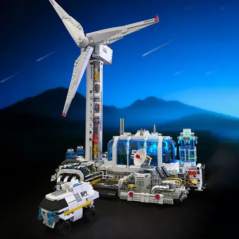 TUOMU Wind Turbine • Set T1104 • SetDB • Merlins Bricks