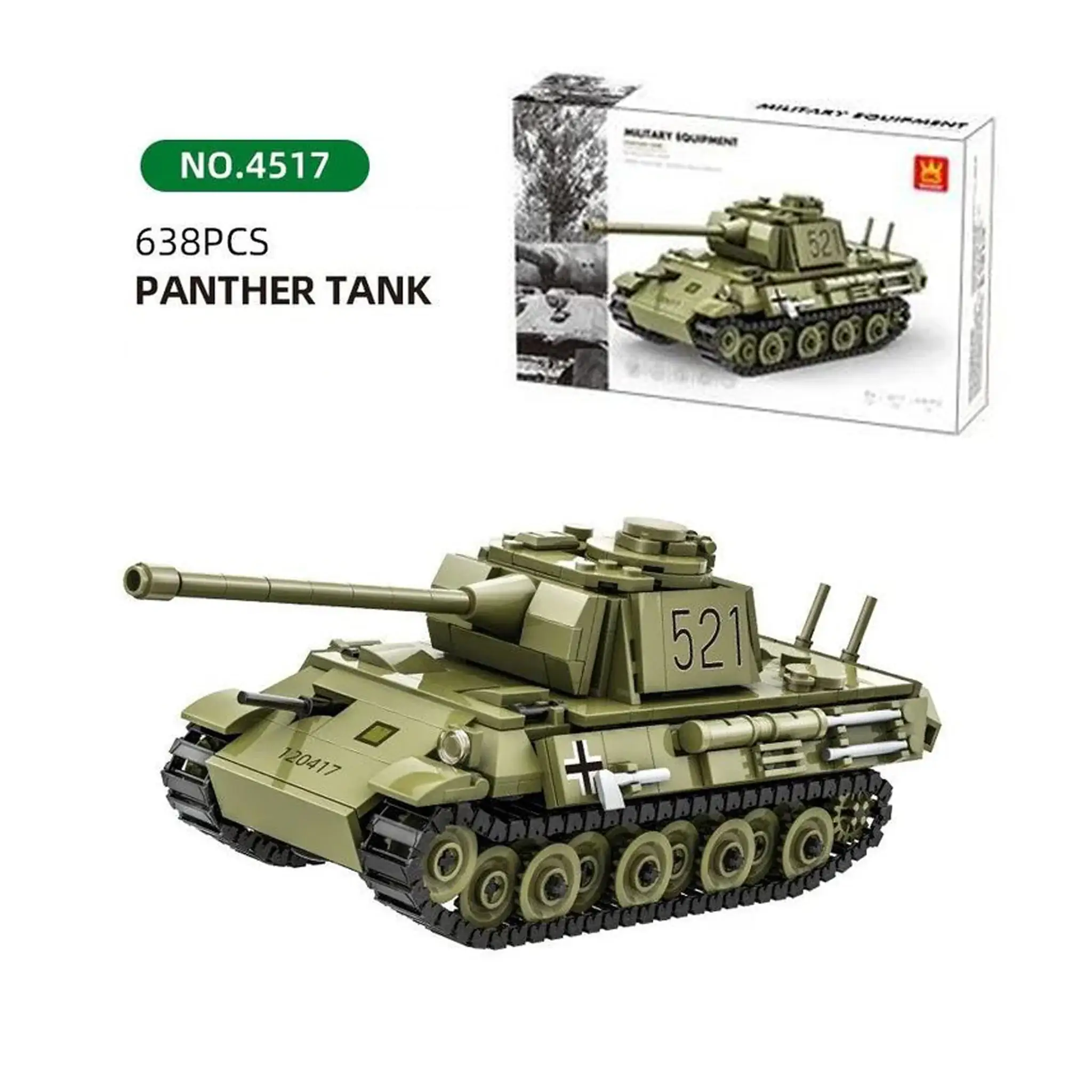 Wange Panther Tank • Set 4517 • SetDB • Merlins Bricks