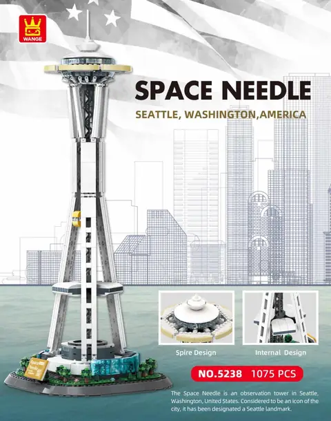 Wange Space Needle • Set 5238 • SetDB • Merlins Bricks