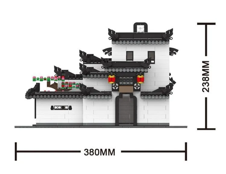 豪華で新しい Wange CHINA SetDB • 5310 Set • Architecture House HUI-STYLE その他