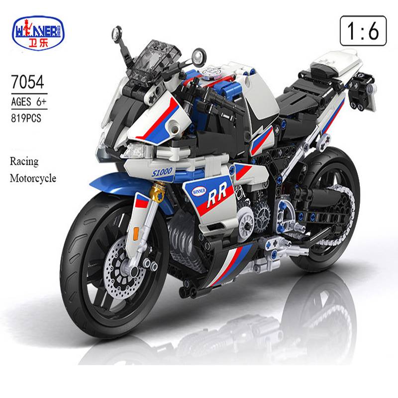Winner Racing Motorcycle • Set 7054 • SetDB • Merlins Bricks