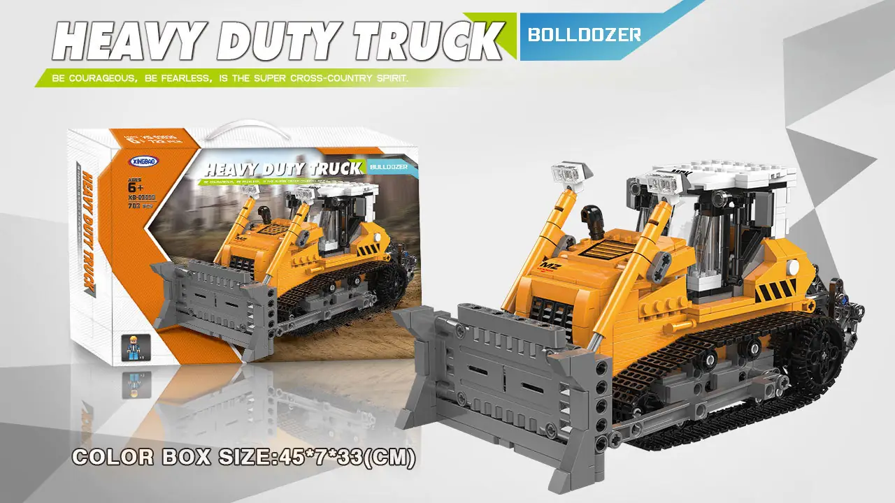 xingbenyouxi！ Xingbao Bulldozer • Set XB-03039 • SetDB • Merlins Bricks
