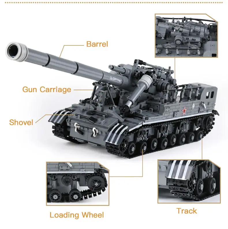 Xingbao The T92 Tank • Set XB-06001 • SetDB • Merlins Bricks