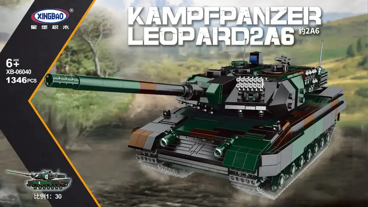 Xingbao Battle Tank Leopard II A6, Bundeswehr • Set XB-06040