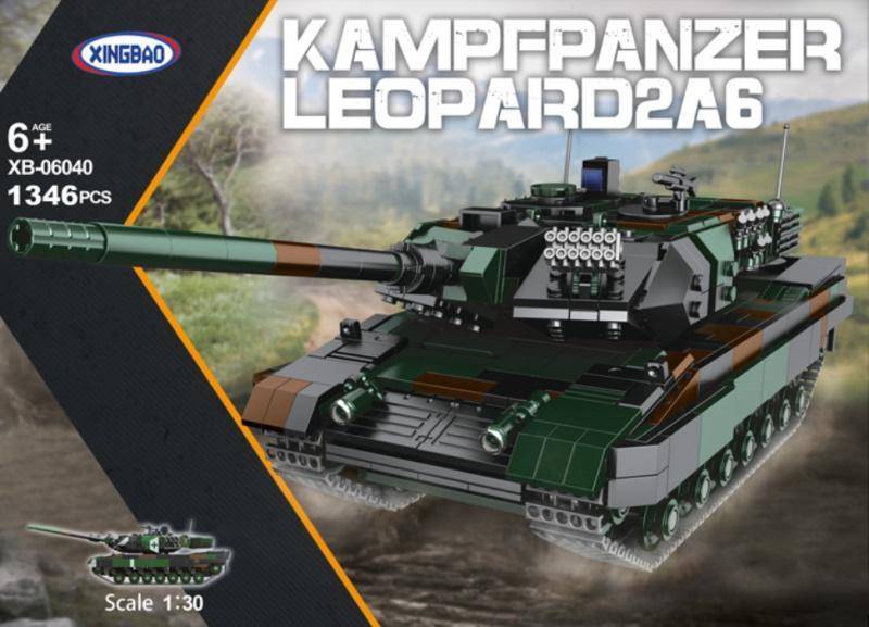 Char de Combat Léopard II A6, Bundeswehr (XB-06040) — Prix et comparaison | Brick Broker