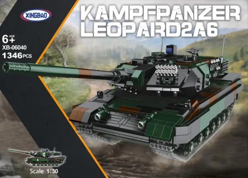 Xingbao Battle Tank Leopard II A6, Bundeswehr • Set XB-06040
