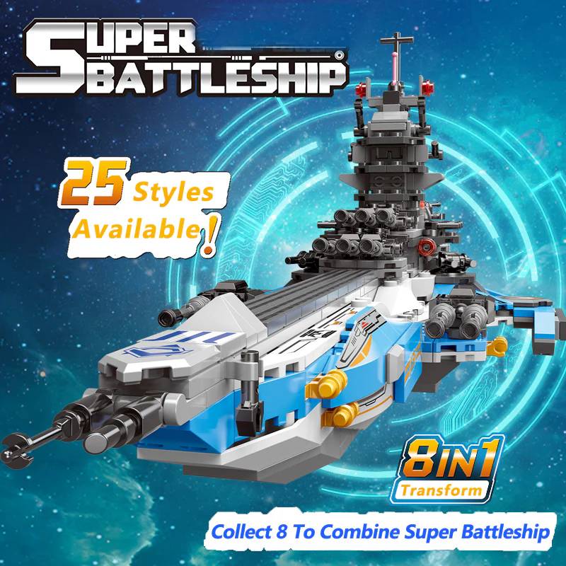 8 en 1 Le Cuirassé Universel (XB-13001) — Prix et comparaison | Brick Broker