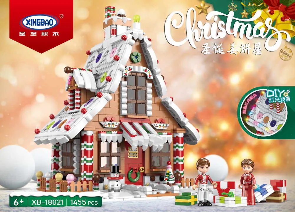 Xingbao Gingerbread House • Set XB-18021 • SetDB