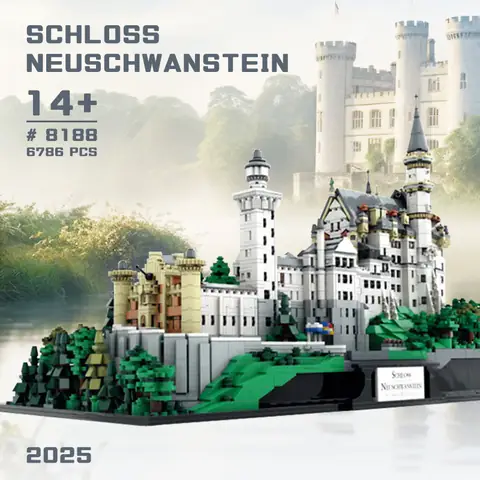 Xingbao Schloss Neuschwanstein • Set XB-8188 • SetDB