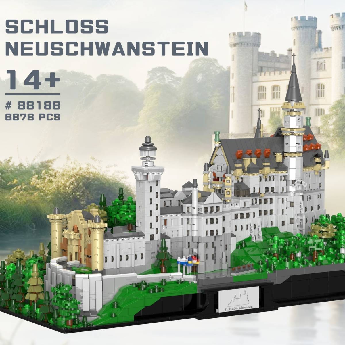 Château de Neuschwanstein (XB-88188) — Prix et comparaison | Brick Broker