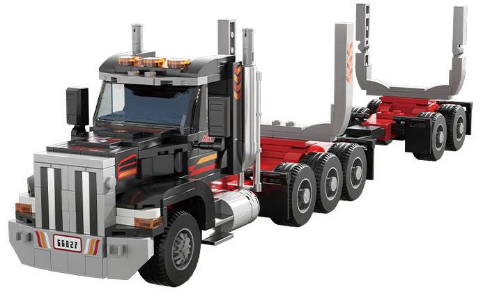 Xbert Log Truck • Set 66027 • SetDB • Merlins Bricks